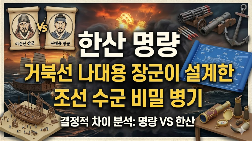 한산 명량│거북선 나대용 장군이 설계한 조선 수군 비밀 병기
