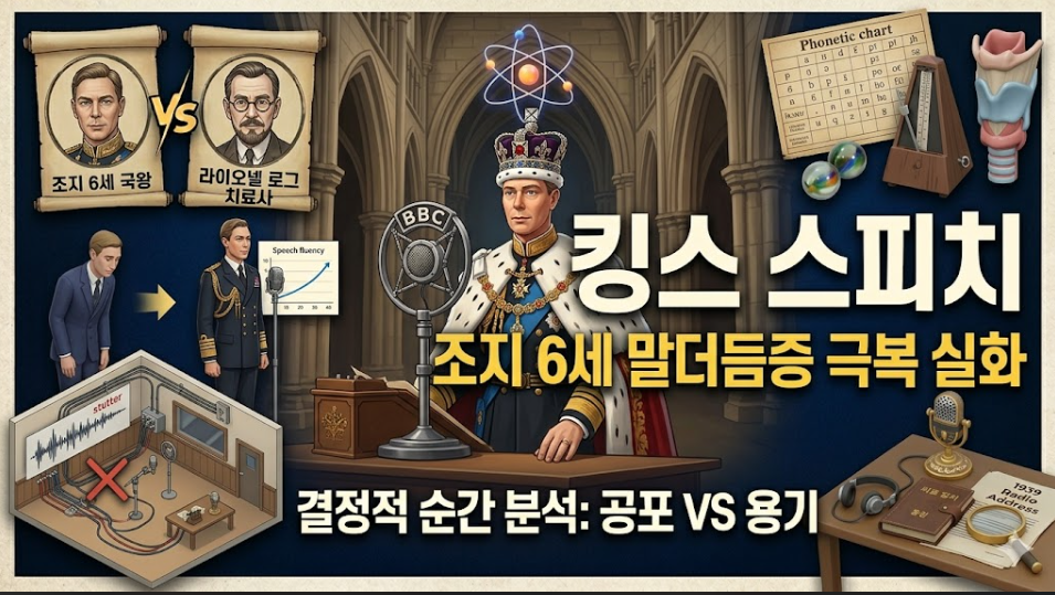 킹스 스피치│조지 6세 말더듬증 극복 실화