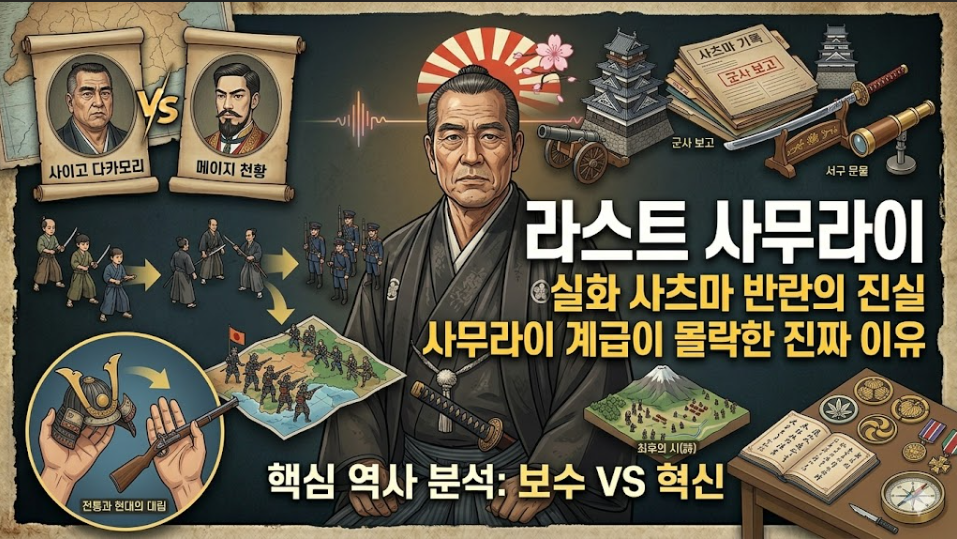 라스트 사무라이│실화 사츠마 반란의 진실과 사무라이 계급이 몰락한 진짜 이유