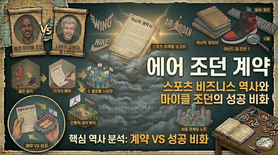 에어 조던 계약 방식이 바꾼 스포츠 비즈니스 역사와 마이클 조던의 성공 비화
